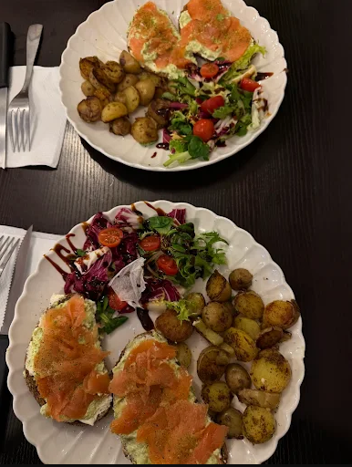 Assiette saumon et pommes de terre